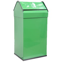 Урны для мусора Nofer Ведро металическое 41 л. зелёное (14118.2 G) - фото 2654747