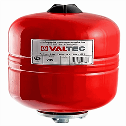 Расширительный бак VALTEC Бак расширительный для отопления 35л. КРАСНЫЙ - фото 2946925
