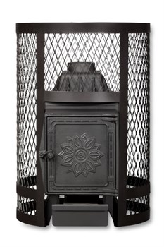 Дровяная печь Fireway Кольчуга 18 (дверца К211) без выноса - фото 3854801