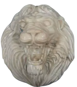 Глиптика и скульптура Talc Голова льва - фото 3857338