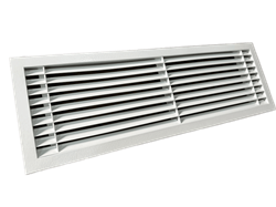 Декоративная решетка для вентиляции с фиксированными ламелями ламелями РЭД-FIX - фото 4327447