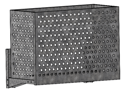 Фасадная корзина для кондиционера РЭД-КДК-П, перфорация - фото 4327888