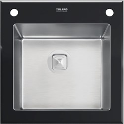 Кухонная мойка Tolero Ceramic Glas TG-500 50 Черная - фото 4445625