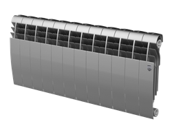 Биметаллический радиатор Royal Thermo Biliner 350 Silver Satin 12 секц. - фото 4462620