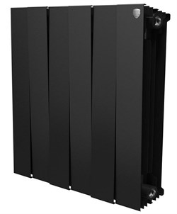 Биметаллический радиатор Royal Thermo Piano Forte 500 Noir Sable 10 секц. - фото 4462641