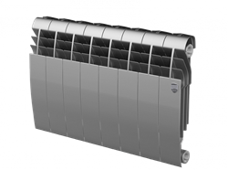 Биметаллический радиатор Royal Thermo Biliner 350 VD 8 секц. Silver Satin - фото 4462843