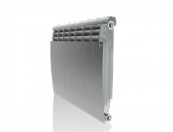 Биметаллический радиатор Royal Thermo Biliner 500 VD 8 секц. Silver Satin - фото 4462870