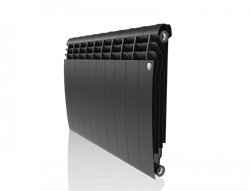 Биметаллический радиатор Royal Thermo Biliner 500 VD 10 секц. Noir Sable - фото 4462915