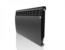 Биметаллический радиатор Royal Thermo Biliner 500 VD 12 секц. Noir Sable - фото 4462954