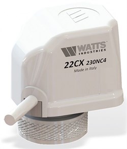 Привод термоэлектрический Watts 22CX, Н.О., 220В, внешнее управление - фото 4551289