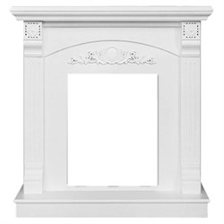 Классический портал для камина Firelight Barocco Classic белый - фото 4759252