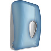 Диспенсер для туалетной бумаги Nofer 290х140х160 синий (05118.T)