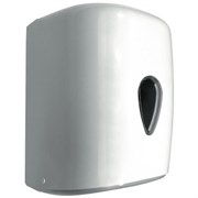 Диспенсер для бумажных полотенец Nofer 320х210х220 wick пластмассовый белый (04108.W)
