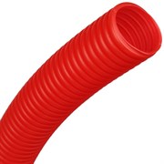 Защита труб диаметром 14-18 мм STOUT Труба гофрированная ПНД 20 мм красная
