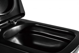 Унитаз Abber Rechteck  подвесной Черный матовый с сиденьем Микролифт
