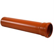 Труба канализационная Sinikon Универсал DN110 x 3,4 PN1L1м, PP-H, оранжевая