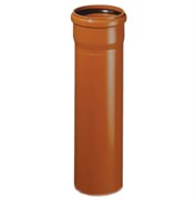 Труба канализационная Sinikon НПВХ DN110 x 3,2 PN0,5L1м, PVC-U, оранжевая