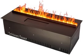Встраиваемый очаг в модуль Schones Feuer 3D FireLine 600 Pro + синий цвет