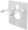 ALCA PLAST Шумоизоляция для инсталляции подвесного унитаза и биде с принадлежностями и колпачками (белыми) - фото 2787029
