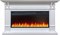 Линейный электрокамин Royal Flame Cardiff (белый) с очагом Vision 42 LED - фото 4750106