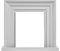 Классический портал для камина Firelight Stretto Classic белый - фото 4759147